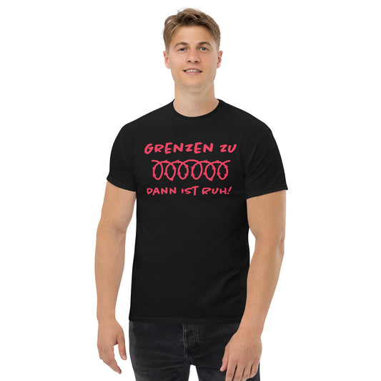 Grenzen zu - Klassisches Unisex T-Shirt