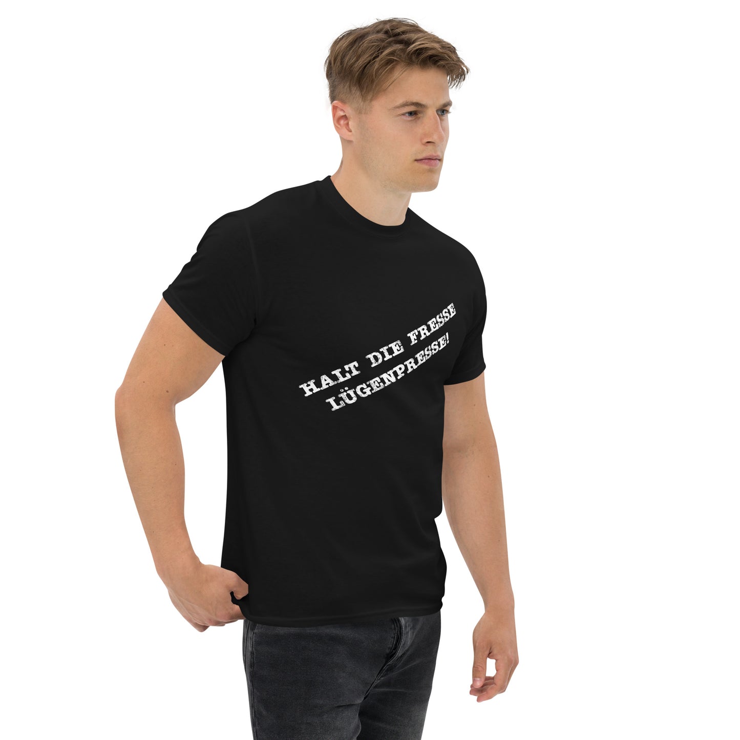 Halt die Fresse - Klassisches Unisex T-Shirt