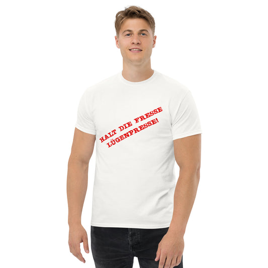 Halt die Fresse - Klassisches Unisex T-Shirt