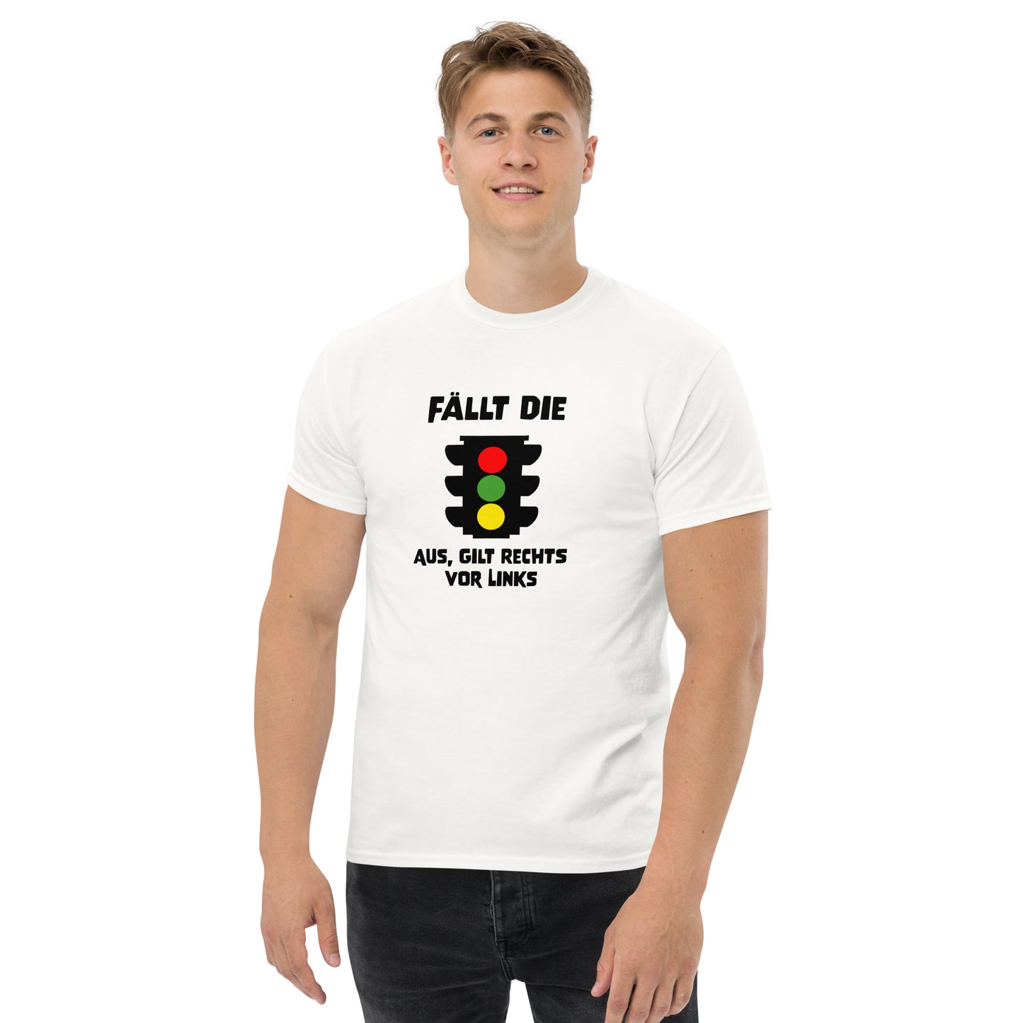 Fällt die Ampel - Klassisches Unisex T-Shirt