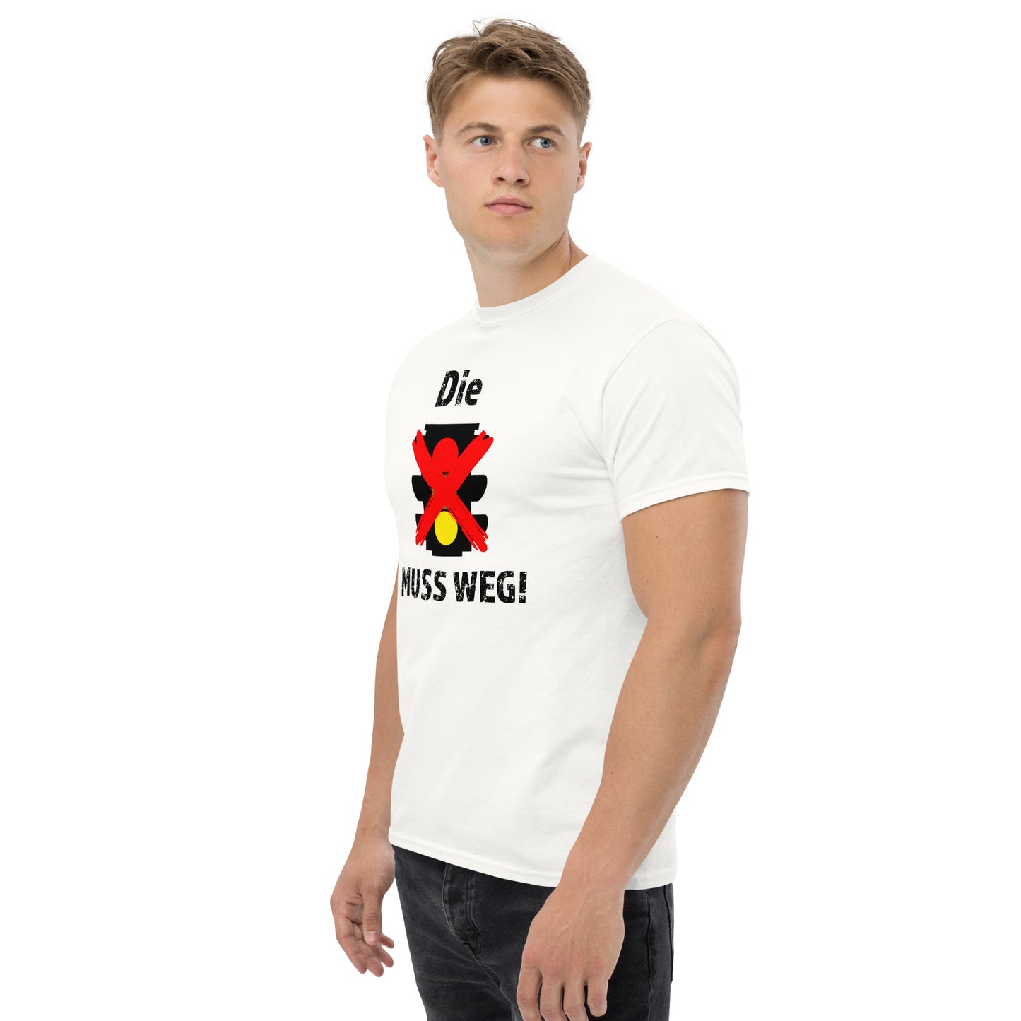 Die Ampel muss weg - Klassisches Unisex T-Shirt