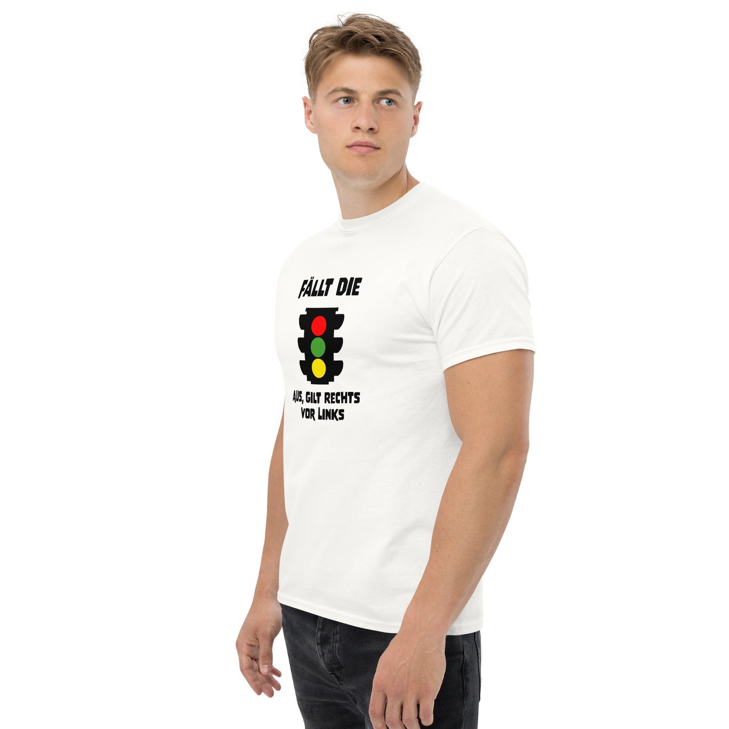 Fällt die Ampel - Klassisches Unisex T-Shirt